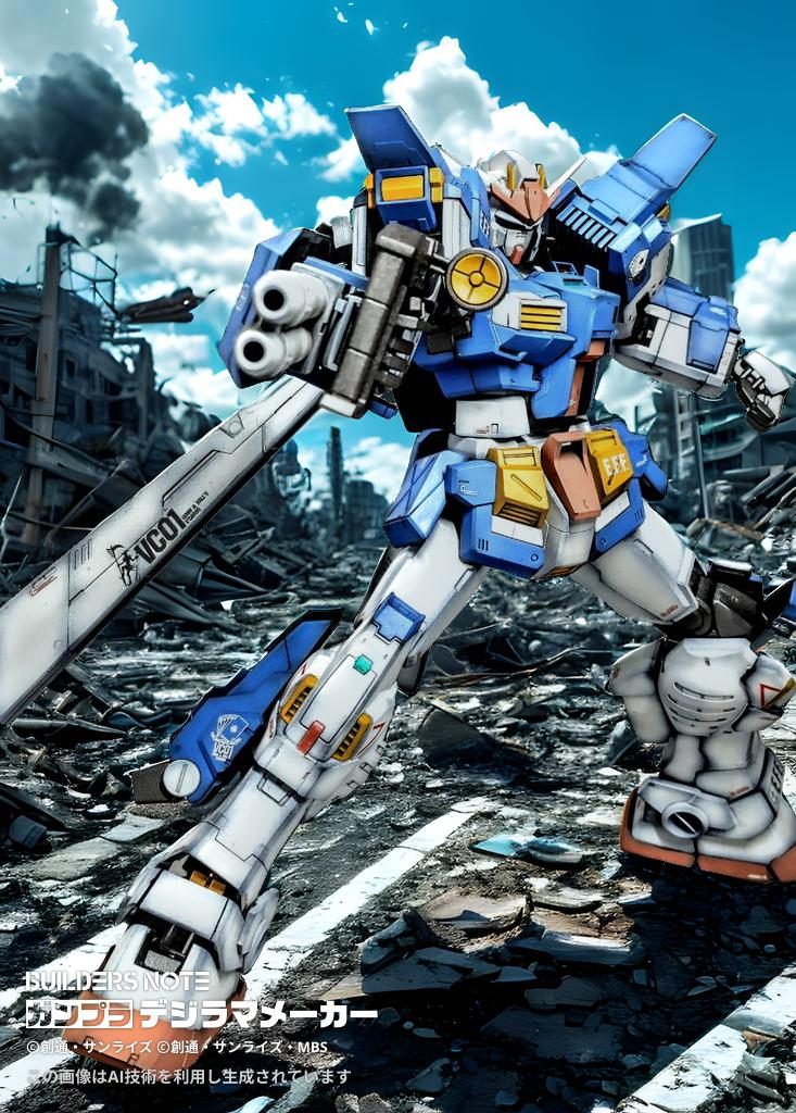 MG  RX-78TB-2〔SB〕ガンダムストームブリンガー　『Ver.私生活が、極貧の翔姫』–5枚目/制作者：私生活が、極貧の翔姫