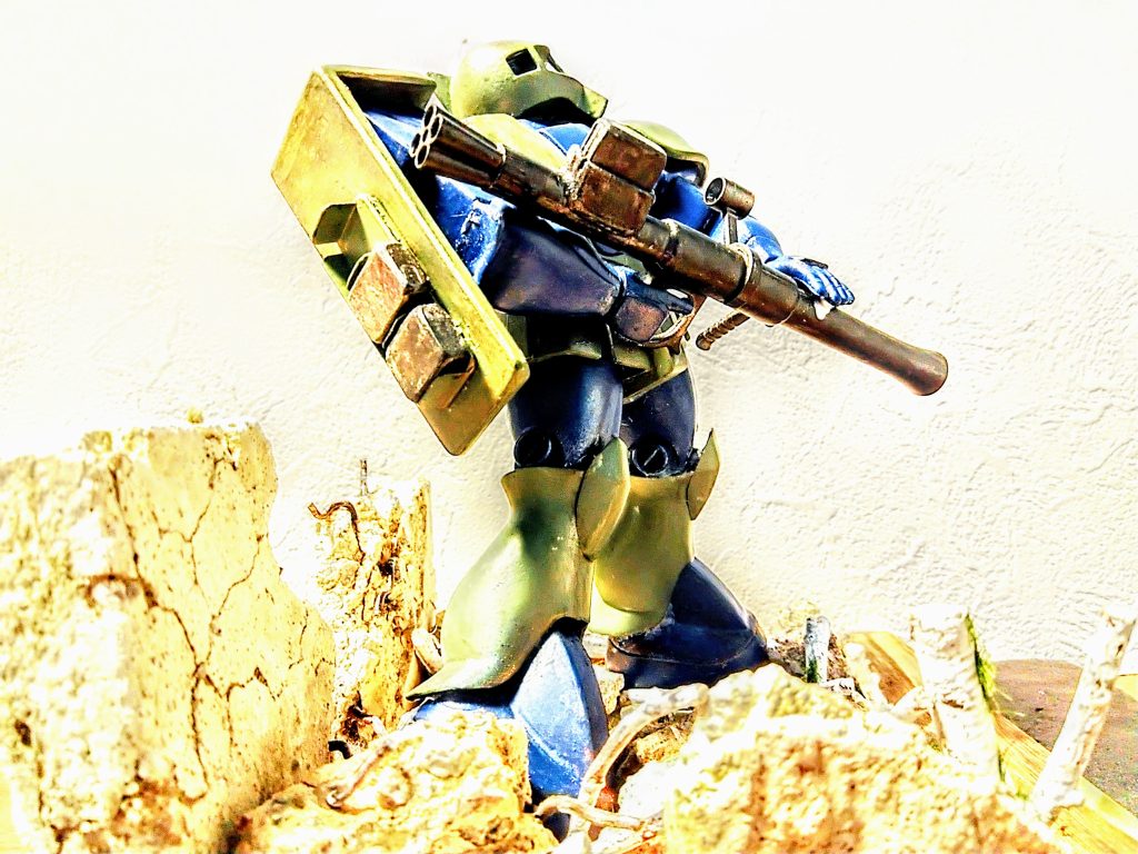 バズーカのミサイルパックと装填口はオリジナル制作してみました〜
