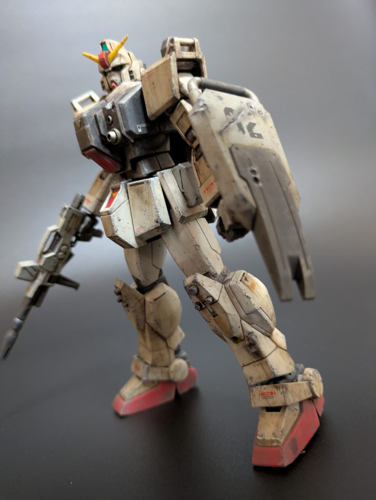 嵐の中で汚れまくった陸戦型ガンダム–3枚目/制作者：シクラメン少尉