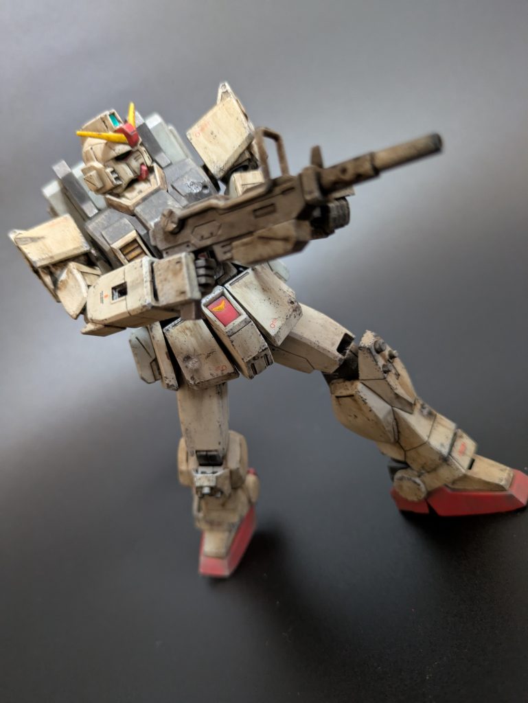 嵐の中で汚れまくった陸戦型ガンダム–4枚目/制作者：シクラメン少尉