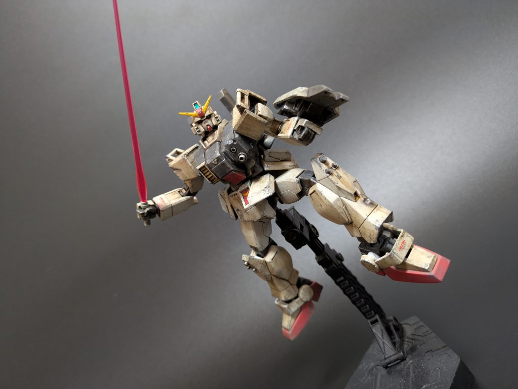 嵐の中で汚れまくった陸戦型ガンダム–2枚目/制作者：シクラメン少尉