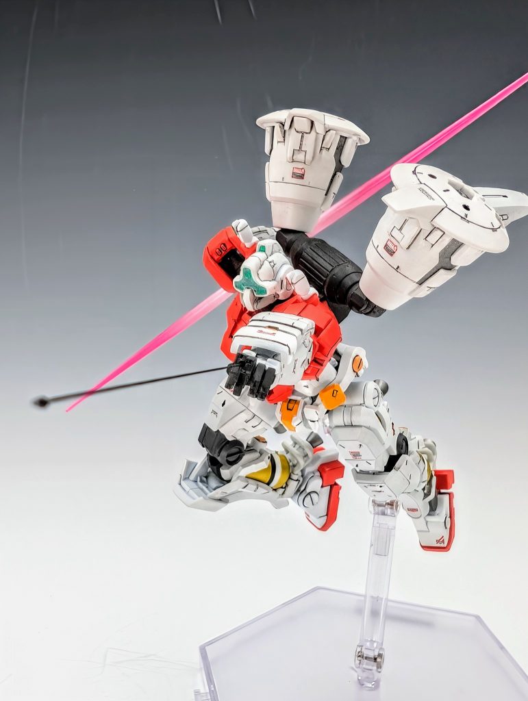 スティグマのワイヤーは0.3ミリ真鍮線で製作先っちょは端材です