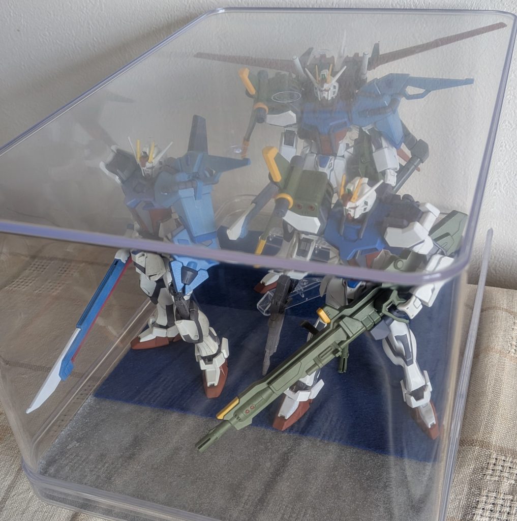 こんなふうにケースに収めてみた。ダイソーのケースがぴったり