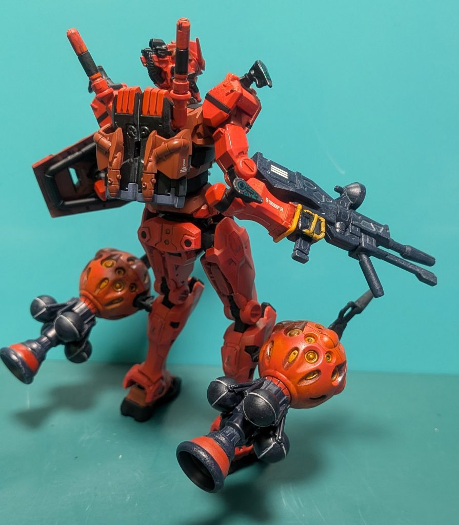 空いている部分はデカールで埋めていく、全体のカラーの色が濃いので、白いを中心に選んでみた、