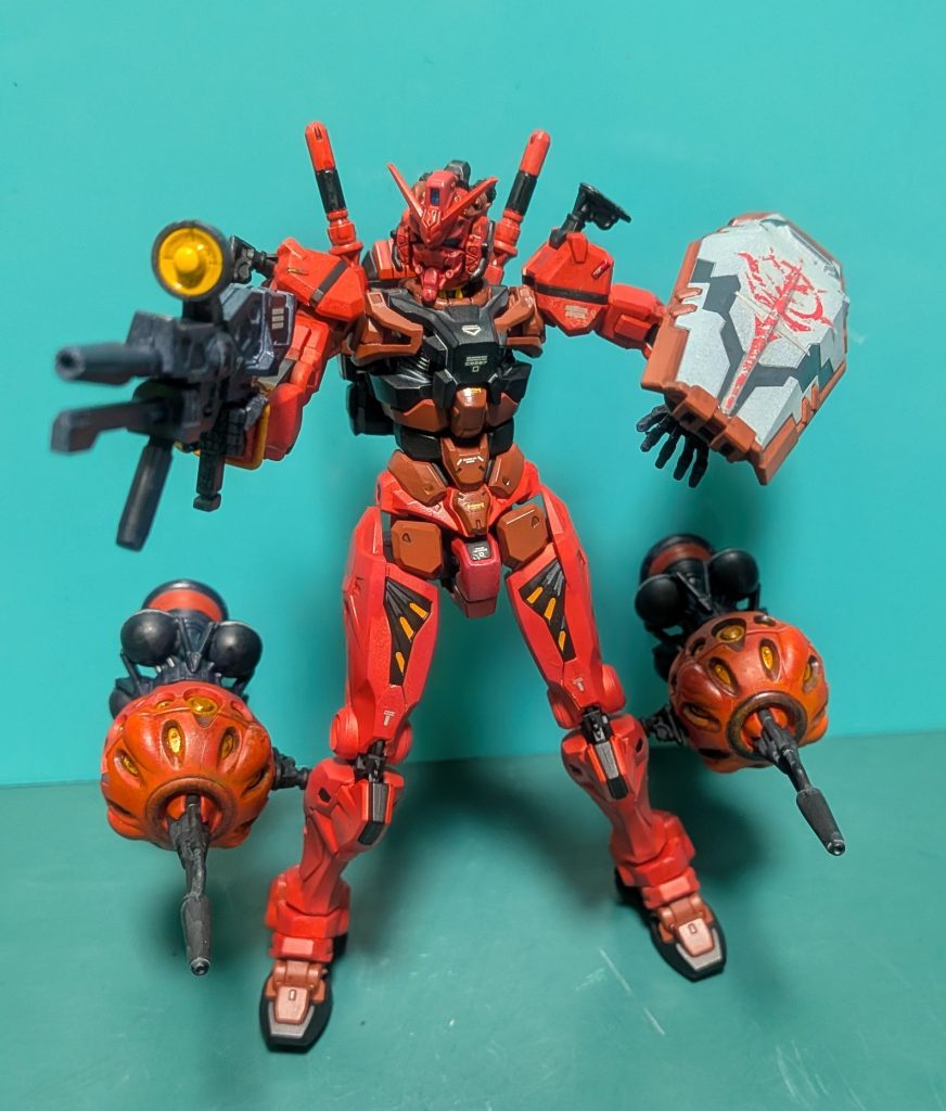 赤いガンダム–2枚目/制作者：dakun