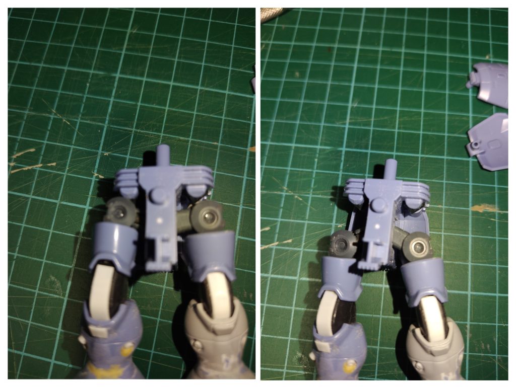 股関節は片膝立てが出来るよう、下に引き出せます。