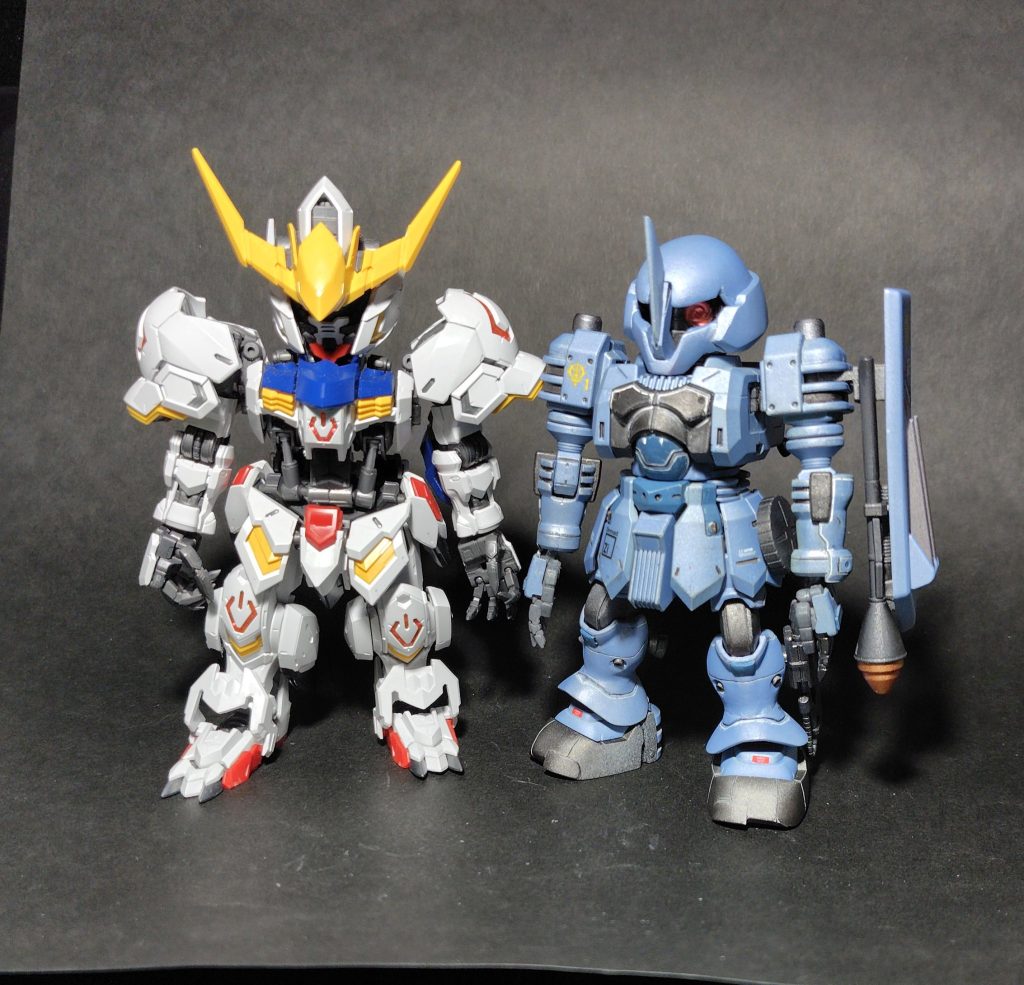 MGSDのキットと比較やはり素組みでもバルバトスは圧巻ですね。最後までご覧いただきありがとうございます。