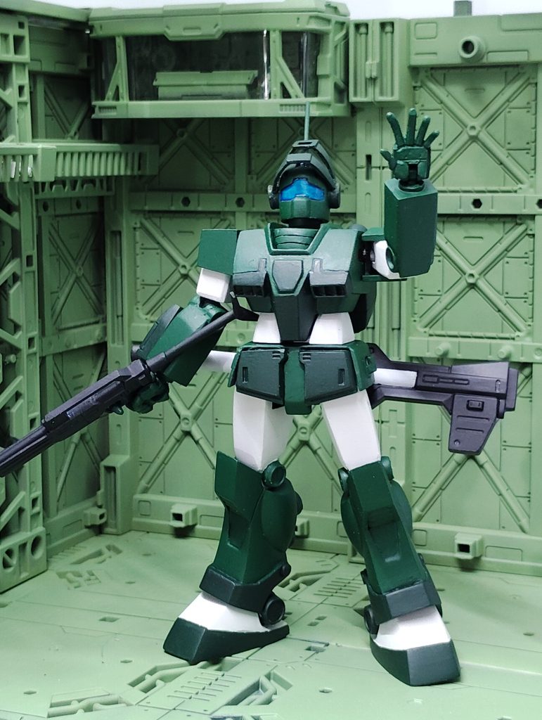 相変わらずのラッカー筆塗り、つや消しスプレー仕上げ