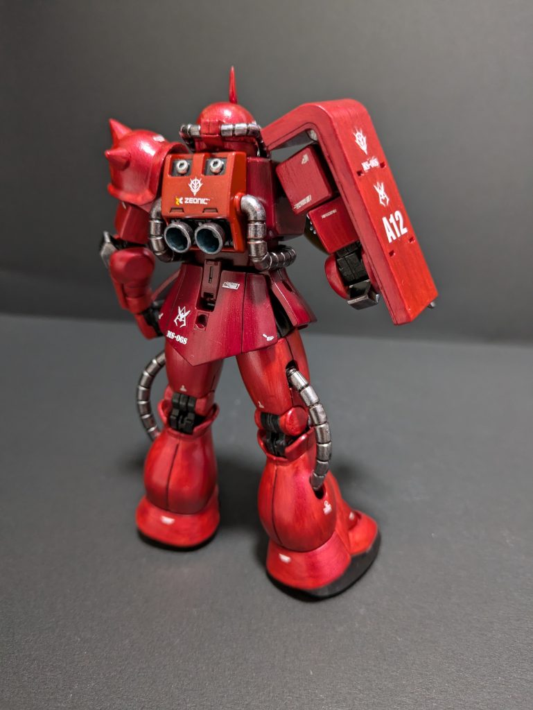 カラーチョイスに意味はなく赤3色を使ってみたかったのでw筆塗り練習がてら、ジャンク購入して塗装光沢仕上げです✨