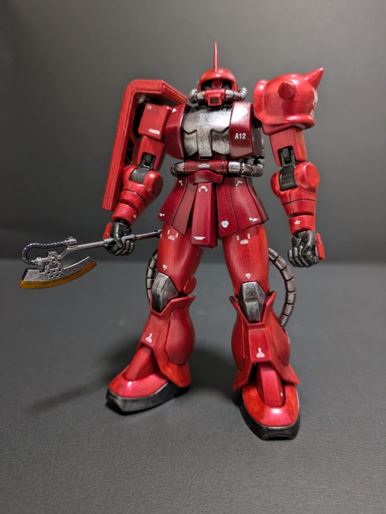 写真ではわかりにくいですがメタリック塗装です