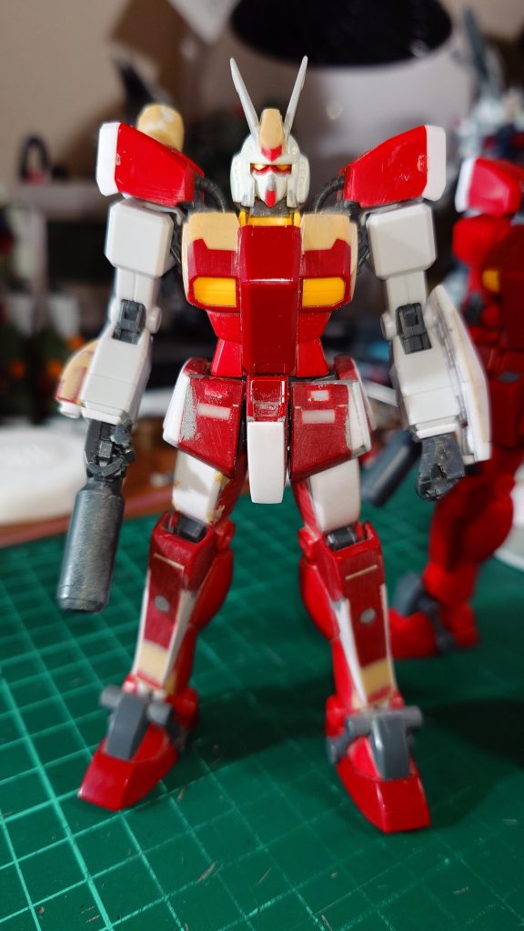 腰のアーマーと胸部アーマーも、狂四郎バージョンで加工してます。