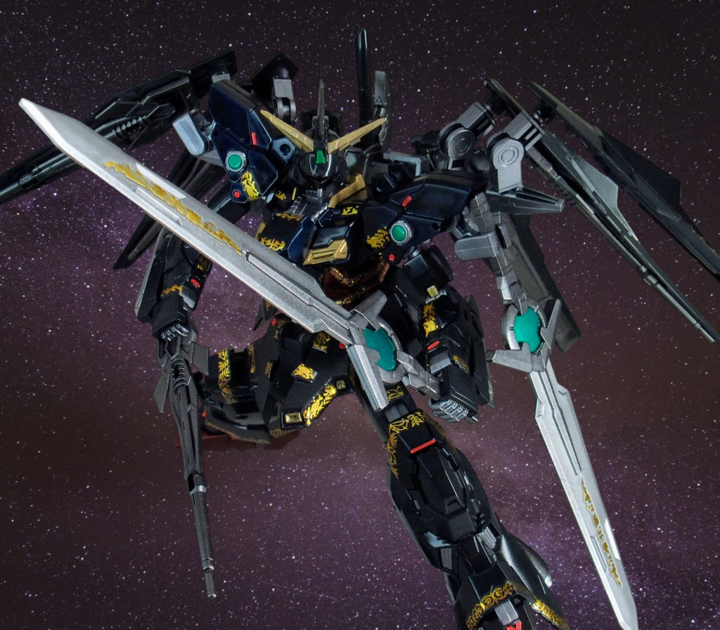 片手づつ銃と剣を使用、実用性ないですけどロマンはある!このスタイルって何ていうんだろ、ガン=カタかな?