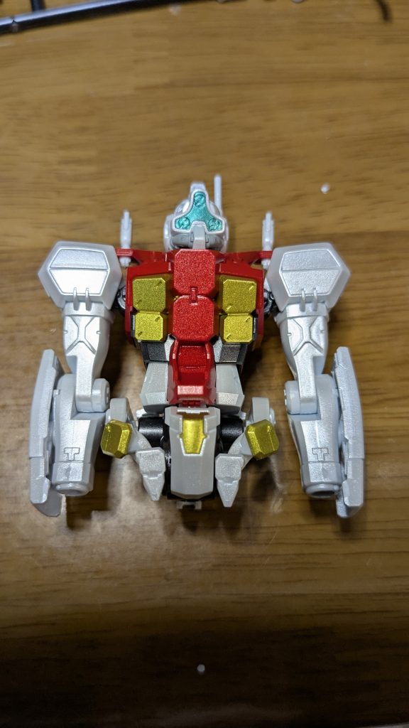 上半身組み上げ