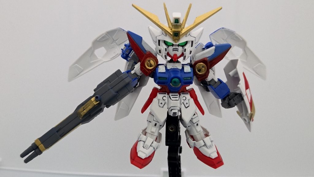 いかがでしたでしょうか!本当はこのポーズ、台座無ければゼロカス(EW)の例のポーズをオマージュしたのを出来るんですがこのど真ん中のは柱が邪魔で………あれ?出来るもしかして……?皆さんもHGなどの組み疲れの息抜きとしてSDEXを組んでみるといかがでしょうか✨初心者の方々も楽しく簡単に組めますよ!(大嘘)それでは、また!