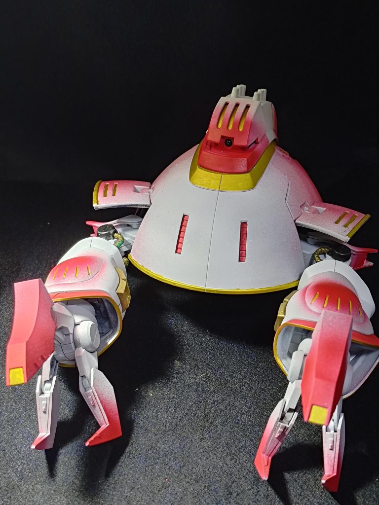 そして、今回の副産物としてMA形態がめっちゃ可愛いものになりました(笑)これはコレで個人的にお気に入りです😁