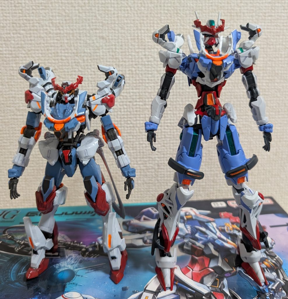 (ある意味「水星版ジークアクス」な)「ガンダムエアクス」とも比較。