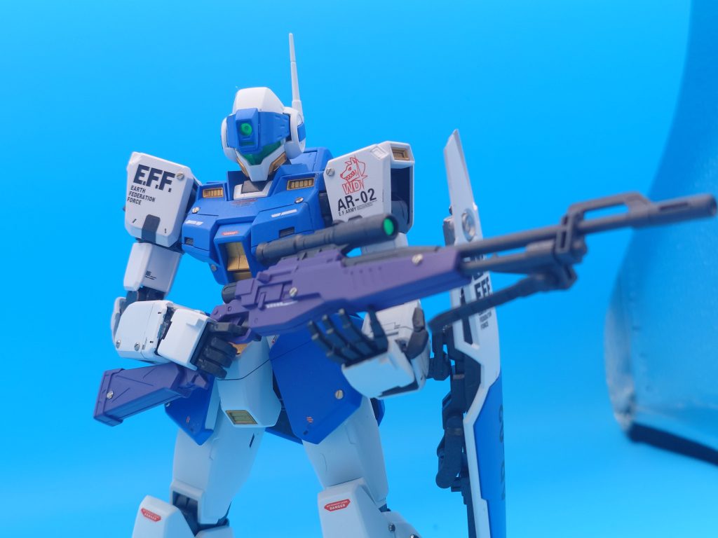 ライフルにもメタルパーツ