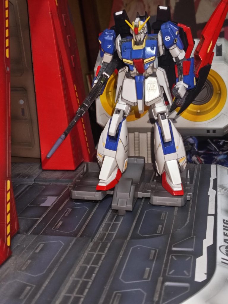 今回も、マークII同様アーガマのカタパルトデッキから、発進する画像です😊カッコいいです😊「Zガンダム、カミーユ行きます!」