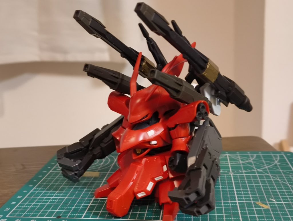 特にパーツを貼り付けたりするなどの加工はせず、３mm軸での接続で盛り付けています