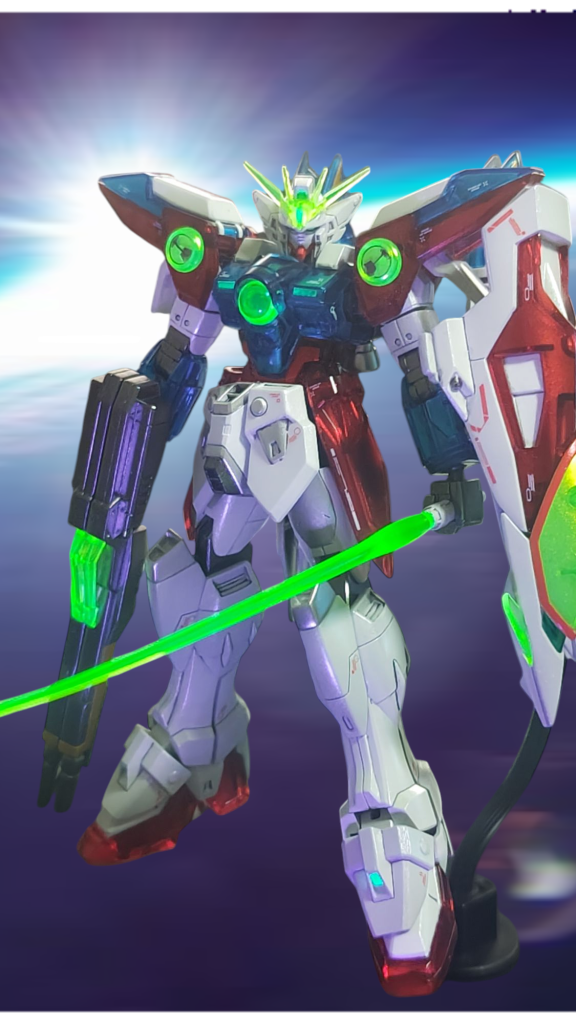 この子、イエローは蛍光色なので光ります！