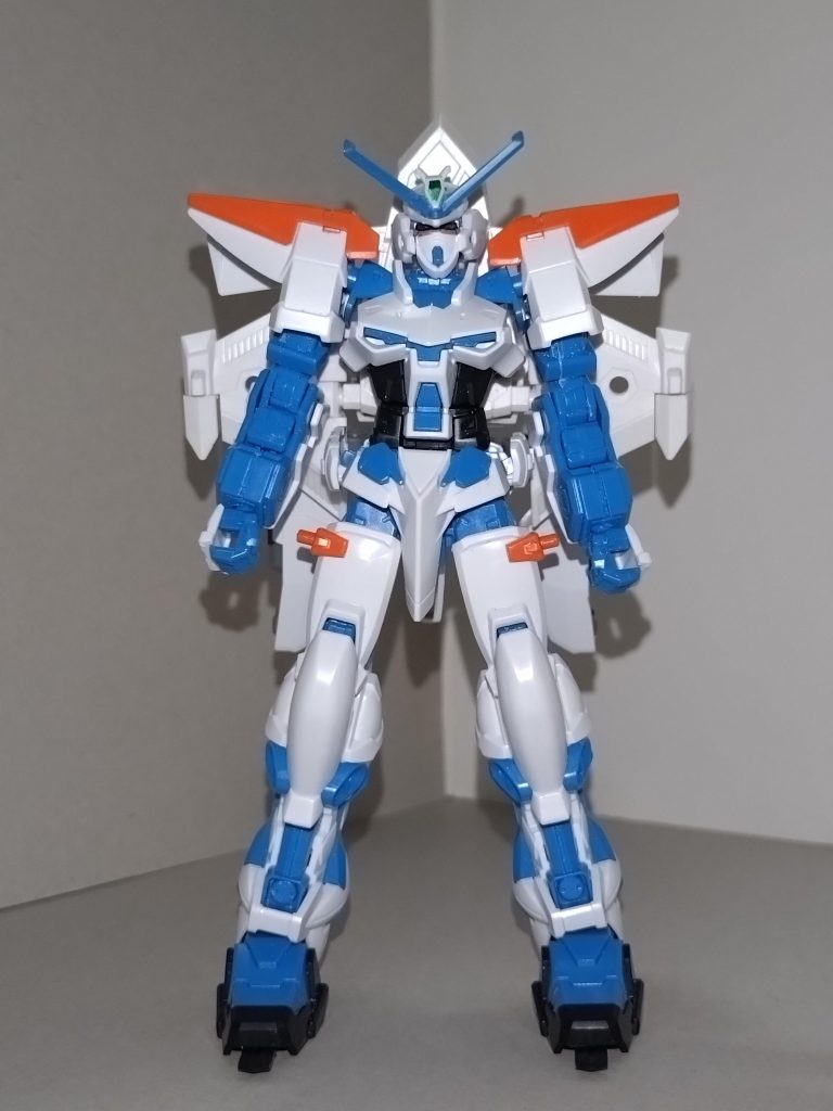 【概要】MBF-P03secondPP アストレイブルーフレームセカンドPPPastel*Palettesのヴォーカル担当・丸山 彩が、ザクIIに続いて制作したガンプラ。長らく宇宙世紀作品の機体ばかりつくってきた彩にとって、初めての宇宙世紀作品以外のガンプラでもある。