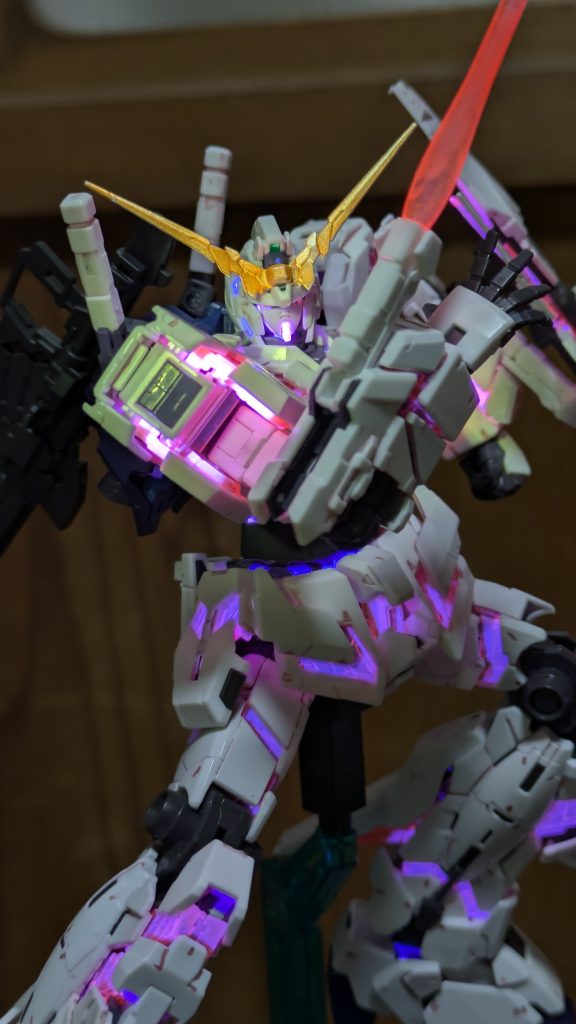 素組のユニコーンガンダム–5枚目/制作者:Mio ガンプラ会