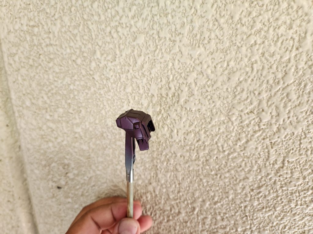 色味確認しか撮っていませんでした(*´罒`*)ﾆｼｼ車模型用のミッドナイトパープルを使用