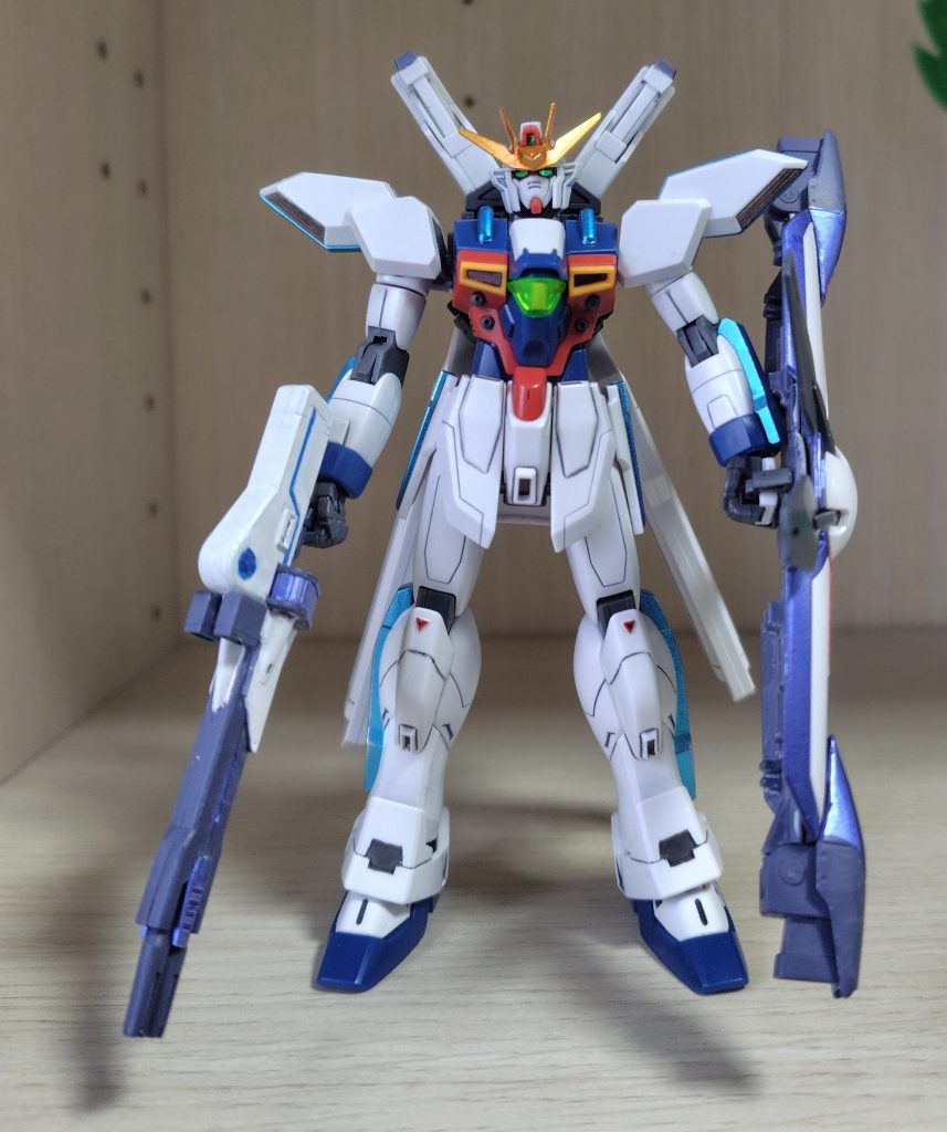 ガンダムXディバイダー素組、ちょい塗り–2枚目/制作者：いっしー