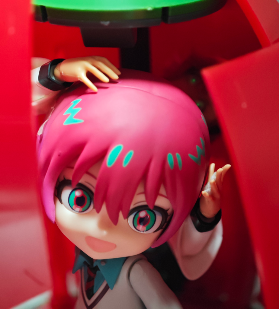 ガシッ! マチュ「はっ!?」???「私の持ちネタは…」