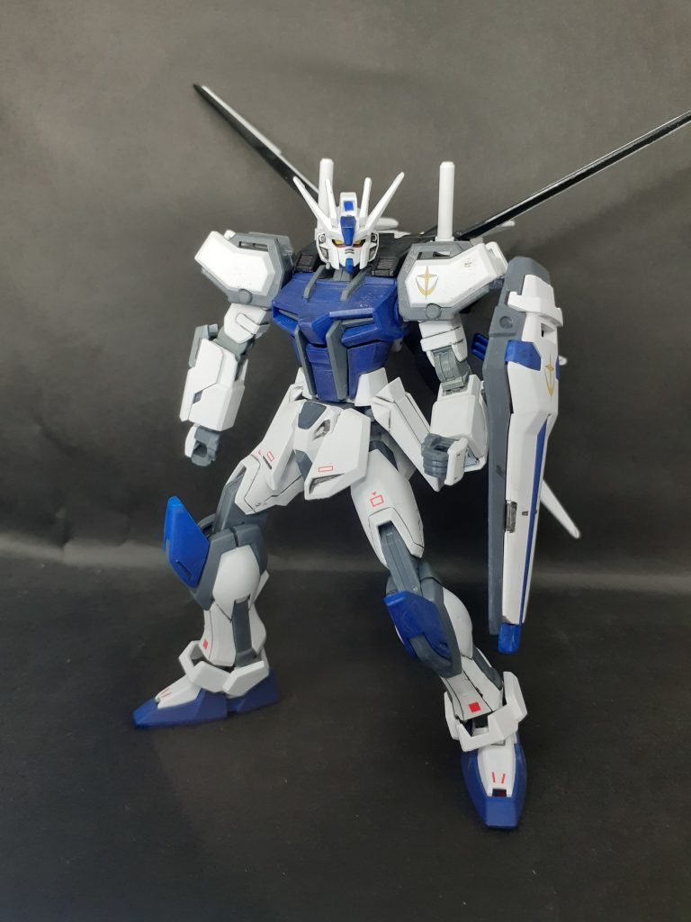 超初心者による　hg　エールストライクガンダム–2枚目/制作者：ミソヤマザキ