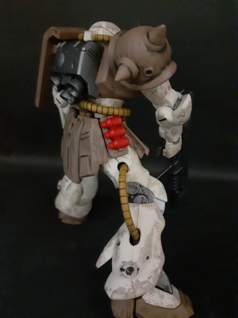 超初心者による　hg　ザクFZ–4枚目/制作者：ミソヤマザキ