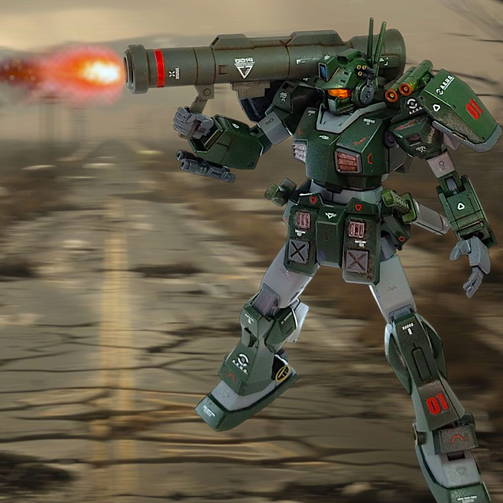 バックパックはHGデスルターから小型バズーカが背負った時にいいアクセントになっている気がします