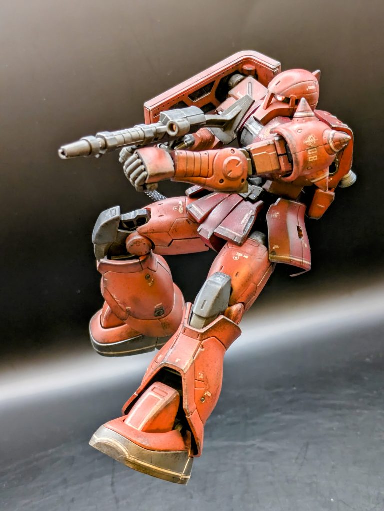 モノアイ、付属シールはΦ3だったけど、クリクリおめめが好きなので、Φ3.5のHアイズに換装❗️