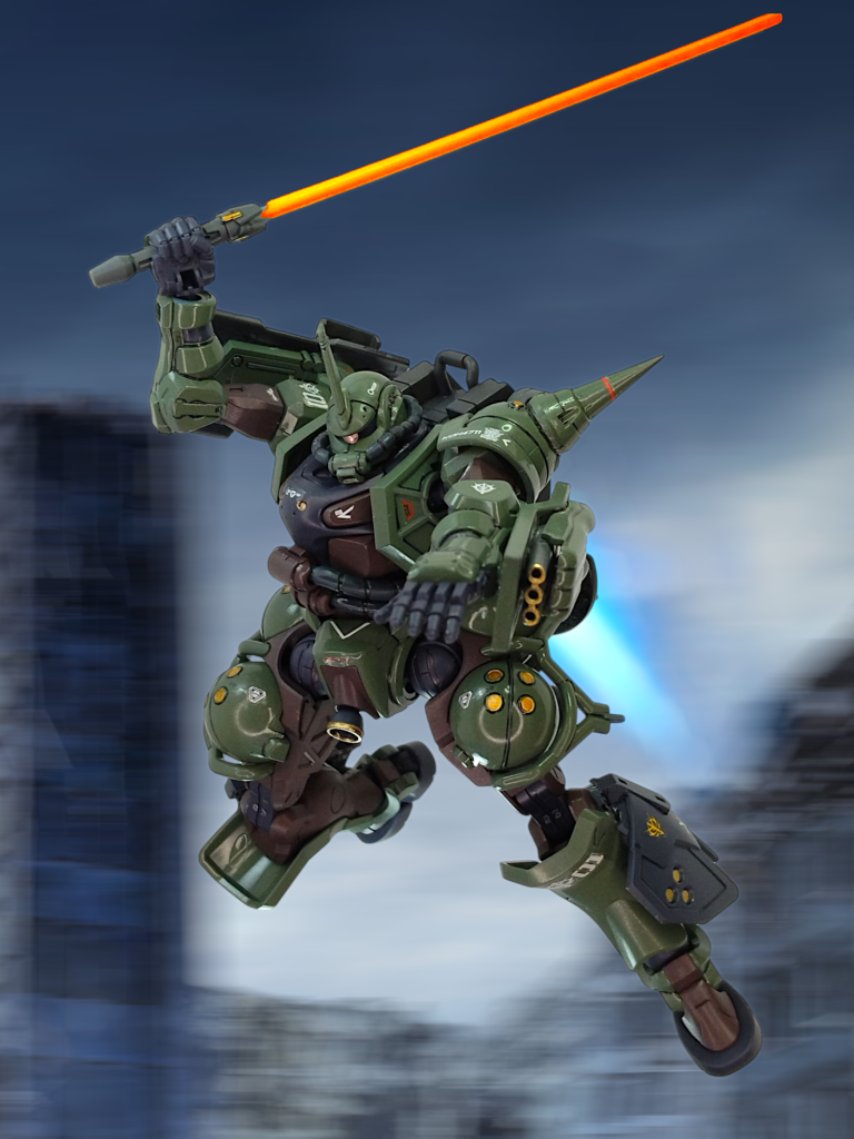 ところで、ドム等が持ってるコレはヒートサーベル?ヒートロッド?ヒート剣?今だに区別がよく分かりません(zaku-kao9)