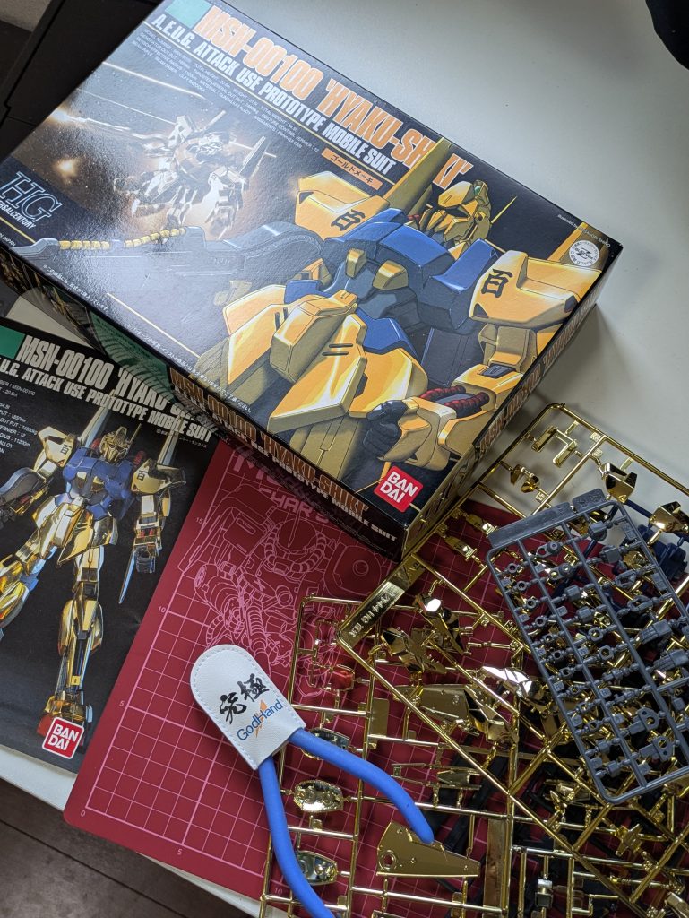 HG 百式 金メッキ–2枚目/制作者：神楽