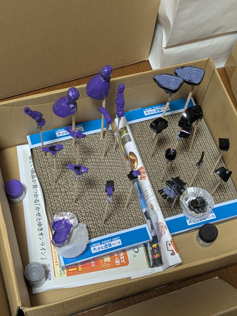 筆塗り厚塗りしてしまいましたー発色を信じることの大切さ知った😖