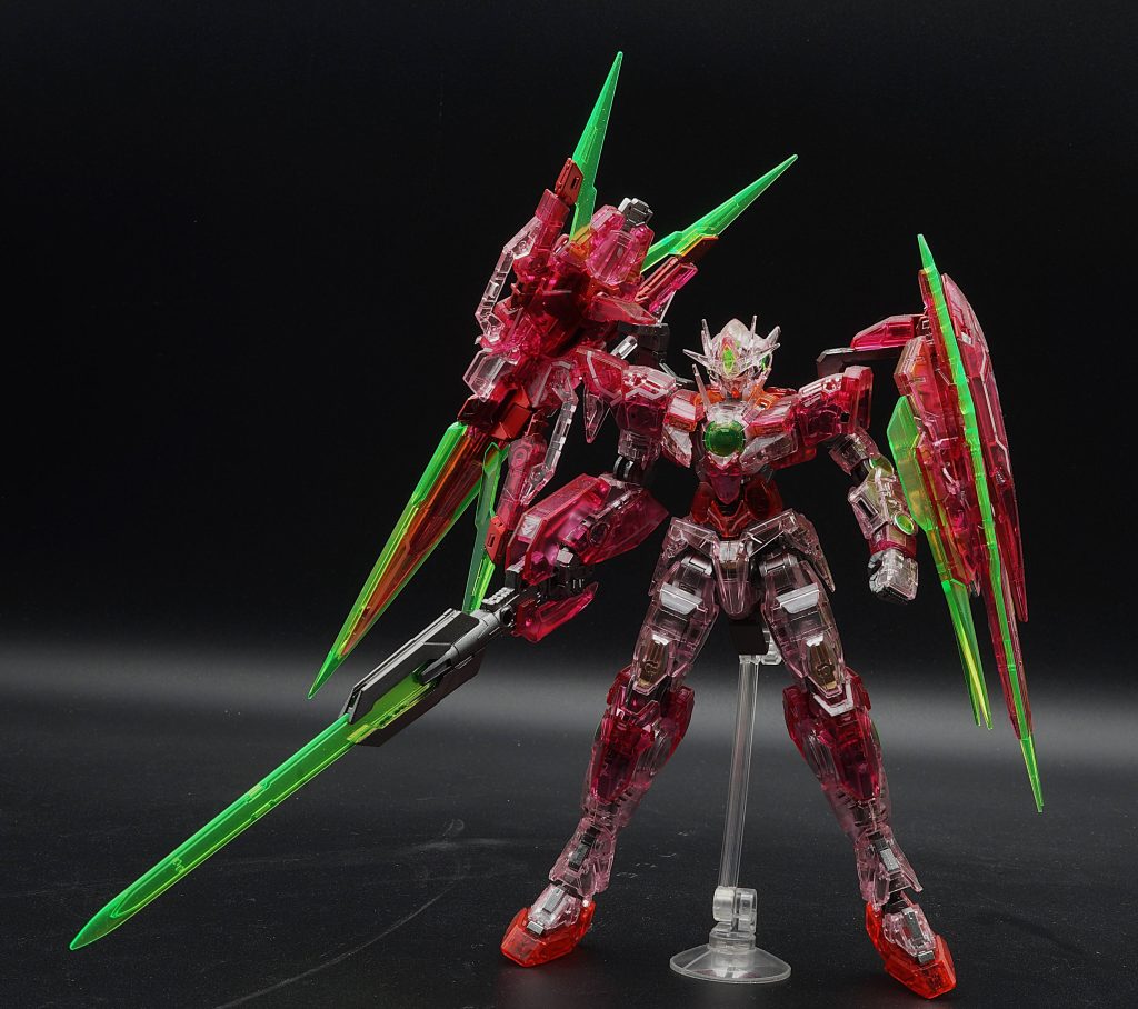 RPダブルオークアンタフルセイバー（トランザムクリア）内部塗装–2枚目/制作者：あるむ