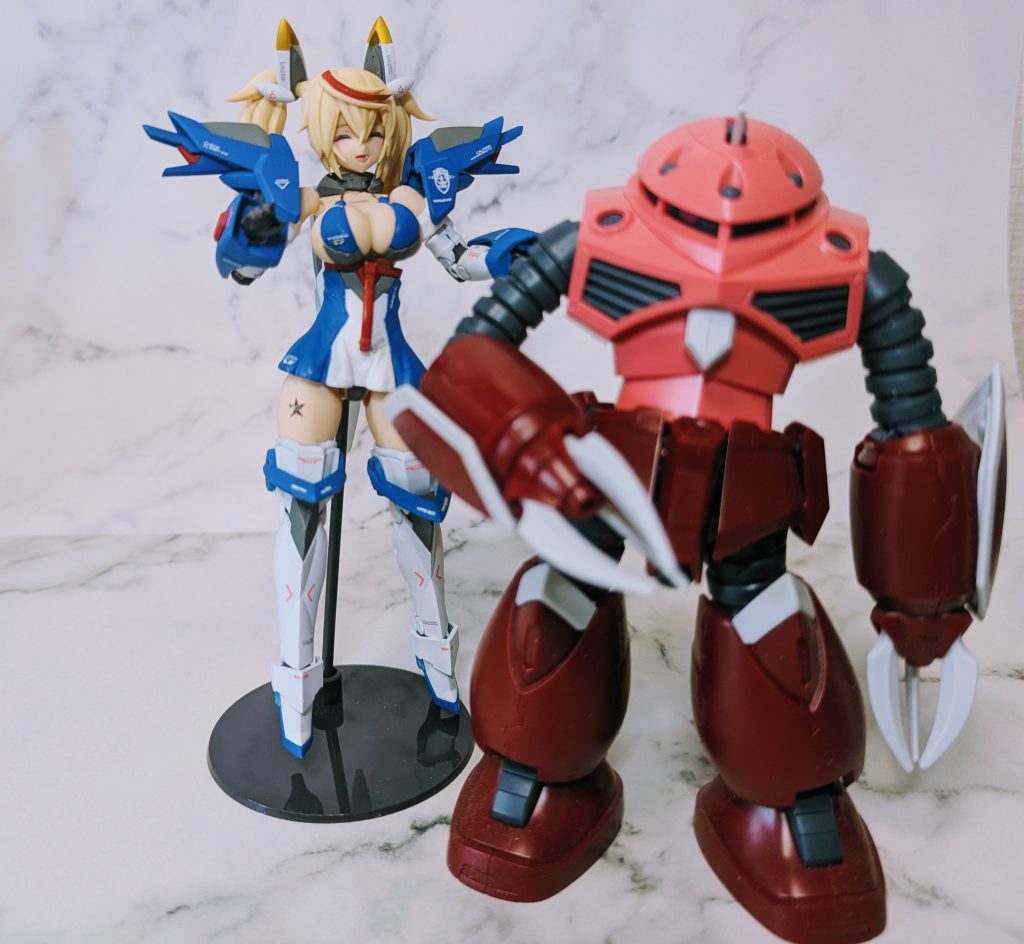 DESTINYぶりで変わり果てた2人今回の作品はここで公開するか迷いましたがガンプラをミキシングに使用しているので問題ないと判断しました。初のエアブラシ（前回は缶スプレー）、美プラミキシング、レジン複製など色々と挑戦してみた結果かなり難航したもののなんとか形になってよかったです。次回もミキシングを投稿予定ですので何卒m(_ _)m