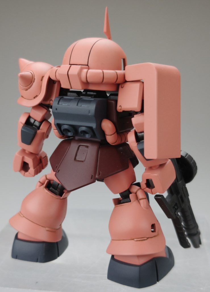 SDシャア専用ザク–4枚目/制作者：くろたけ