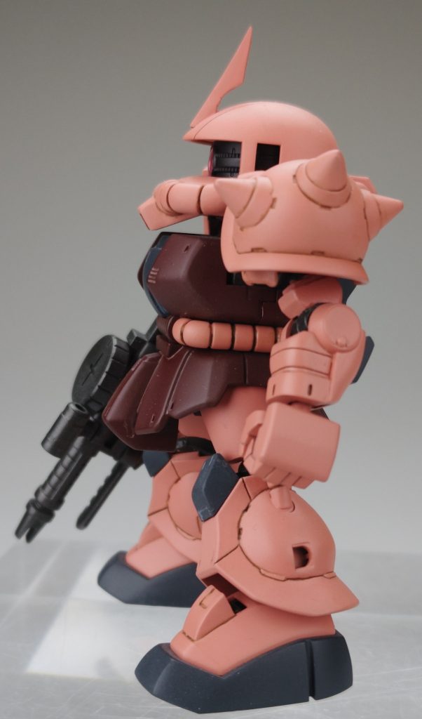 SDシャア専用ザク–3枚目/制作者：くろたけ