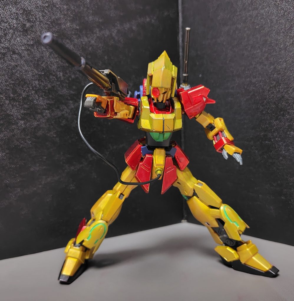 ・パワーランチャーヘビーメタル全般の標準武器だが、B級とA級では性能も威力も違います。※この武器はバルバトスの200ミリ砲を改造したものになります。また、未使用時は背中のウェポンラックに装着させてビームキャノンっぽく運用可能。