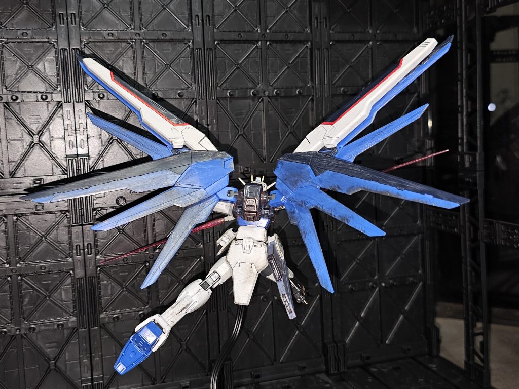 ウィングのヴェザリングが思った以上に失敗しましたw精進します破損部分に関しては割と上手くいきました♪最後まで見ていただきありがとうございました！