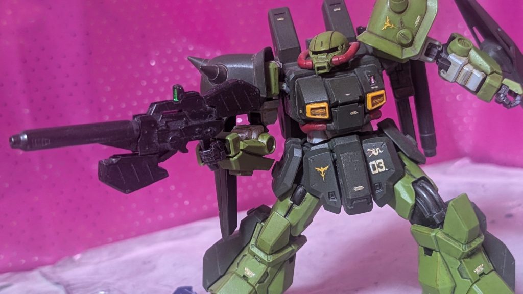 最後にホビーハイザック改造ハイザックカスタムのビームランチャー(ショートバレルver)で!!