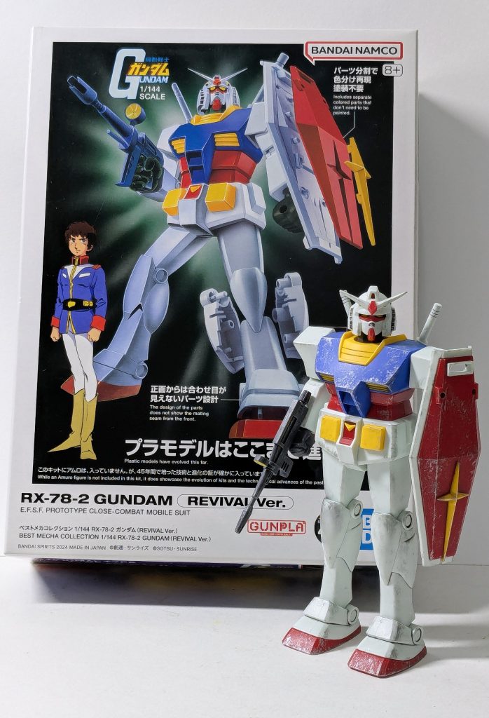 300円の旧キットも良いが、手っ取り早く旧キットのプロポーションと汚しを楽しみたかった自分には丁度良かったです。値段がもう少し安ければなぁ〜と。