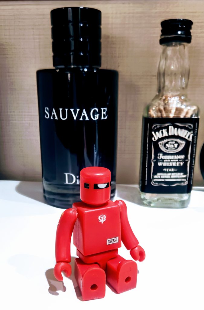 作品名：家のKUBRICK<p>昔買ったKUBRICKはシャア専用機</p>