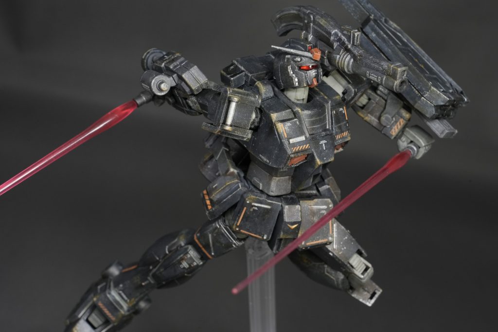 可動に関しては肩の引き出しとかあるともっと良かったかな？あと、最近のキットにしては太くて跡が目立つゲートが多かった気が・・・ウェザリングで目立たなくなるから一切処理してませんけどね。 