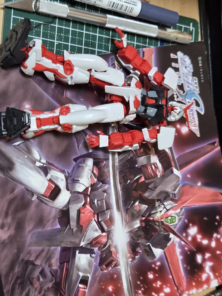 手首中心に白補填部分が多くて放置だったんですよねぇ