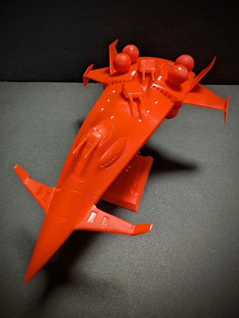 少しだけスジボリとディテールアップ砲台とスタンドは磁石で旋回できるようにしました!