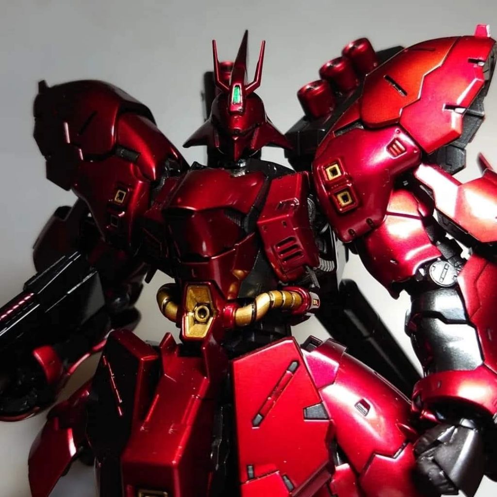 BANDAI 1/144スケールモデルRG MSN-04 SAZABI–2枚目/制作者：wind1971