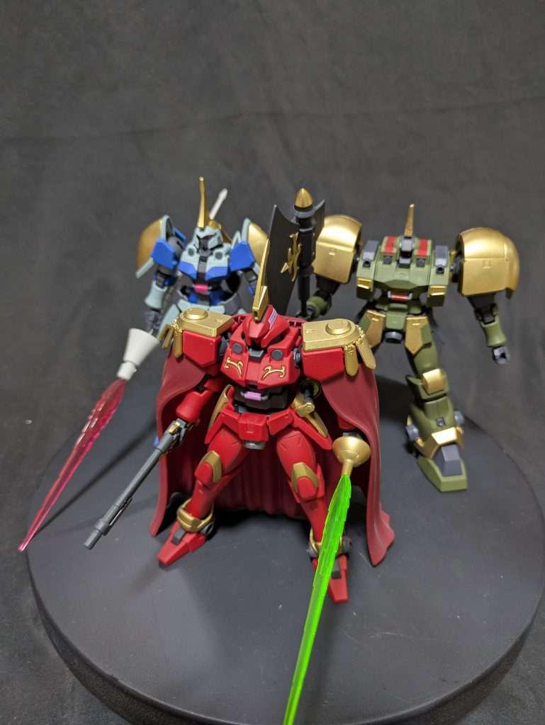 スリーショット